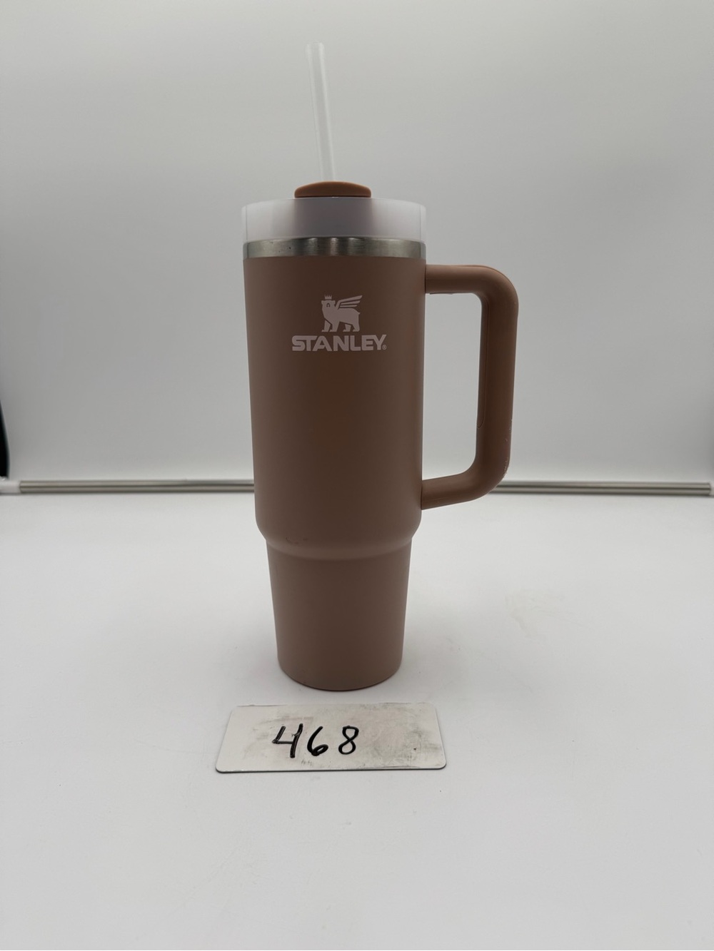 Stanley Adventure Quencher H2O FlowState 30oz Tumbler Rose Taupe Handle Straw